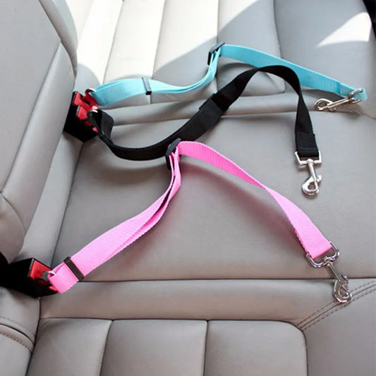 RideSafe: Adjustable Dog Car Seat Belt for Stress-Free Journeys - Happy Dog