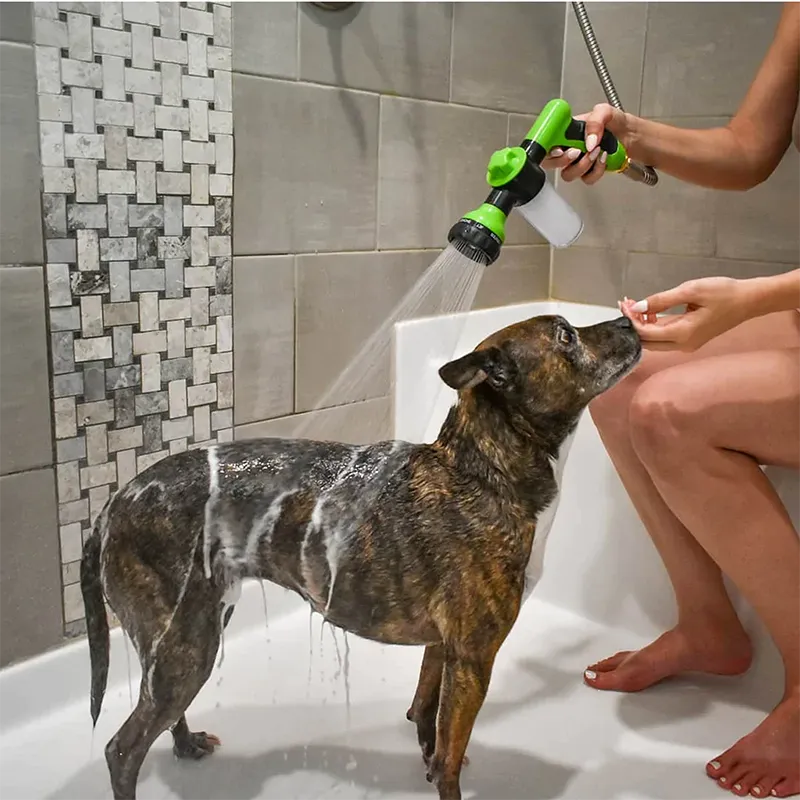 SplashPaws: 3-Mode Pet Wash Sprayer for Quick & Comfortable Baths - Happy Dog